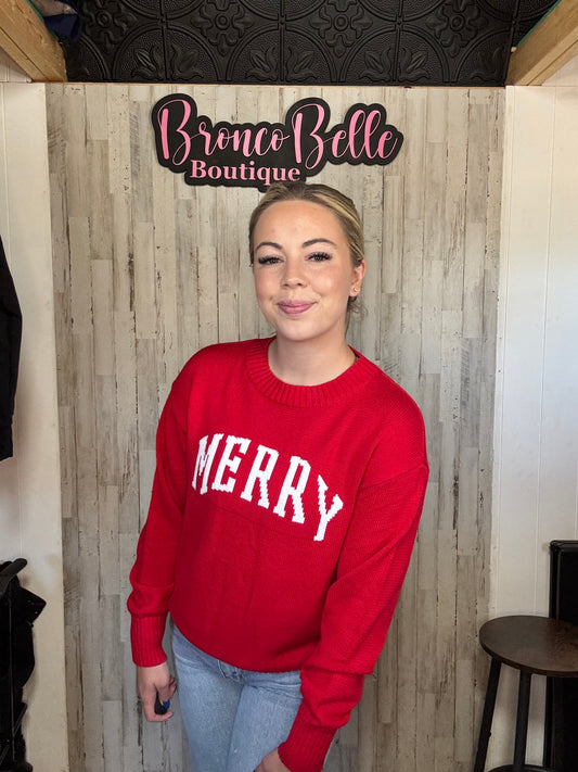 Merry Red Sweater