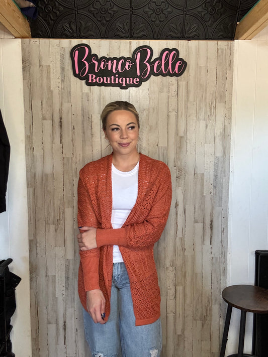 Punkin Cardigan Knitted