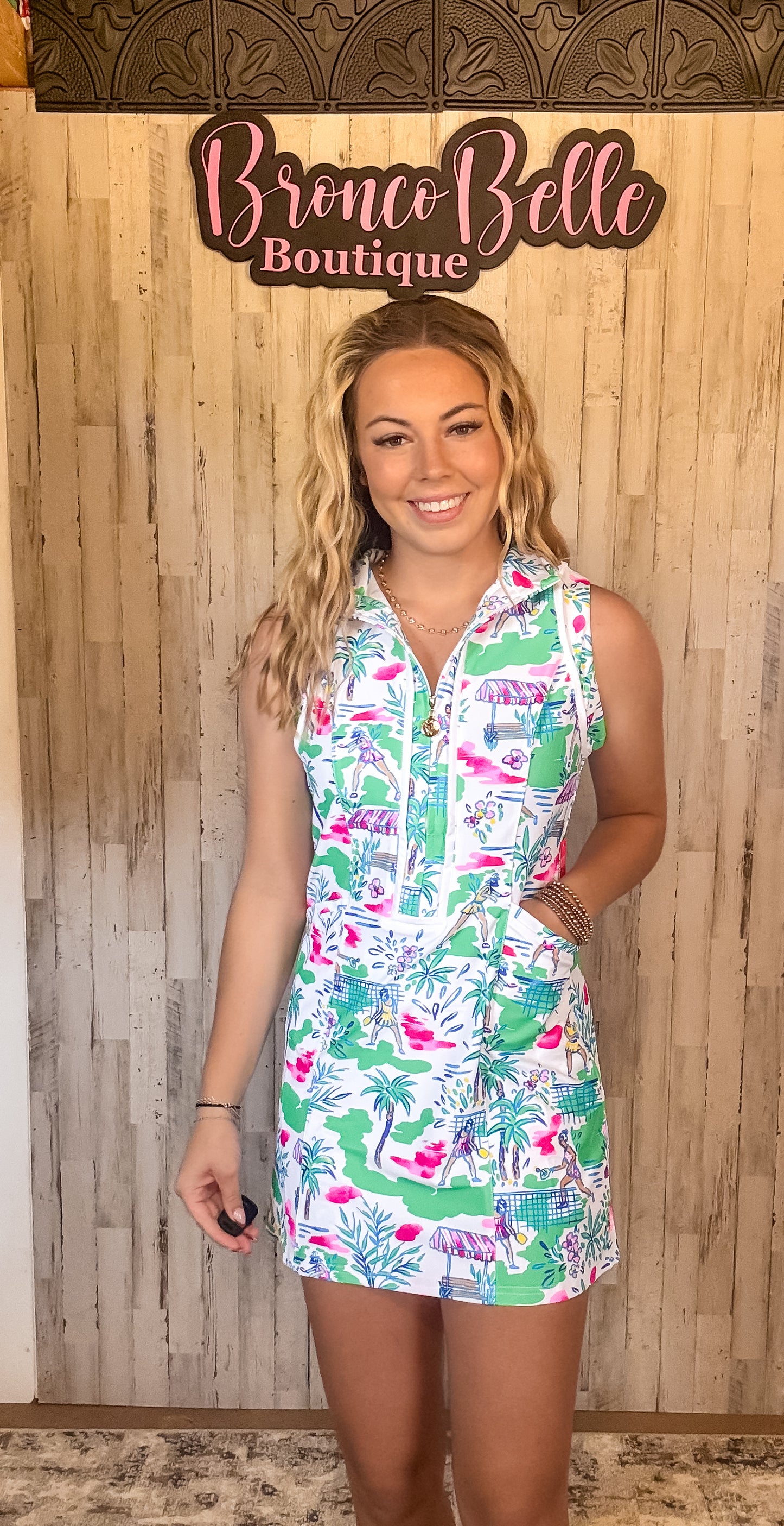 Mid Zip Dress
