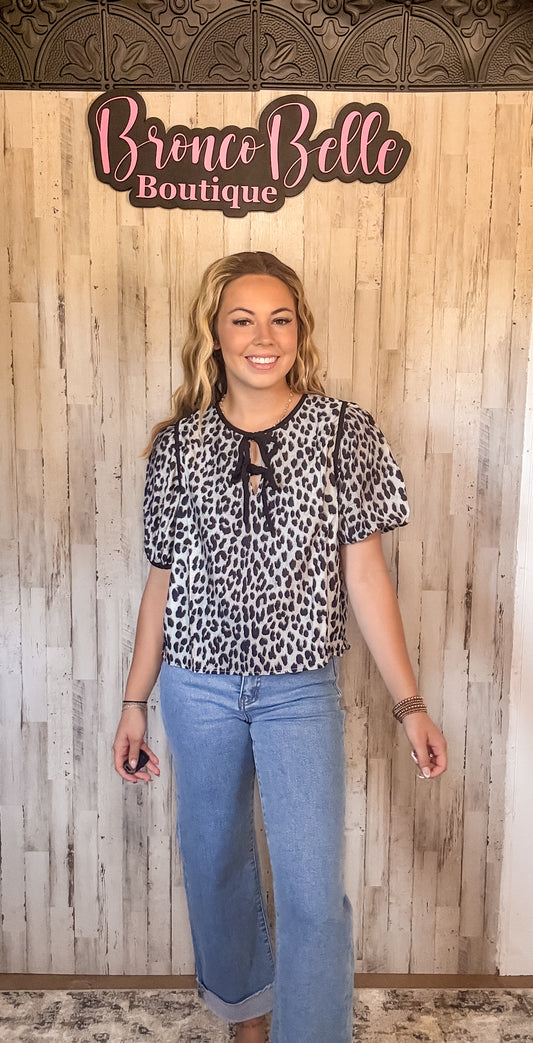 Leopard Top
