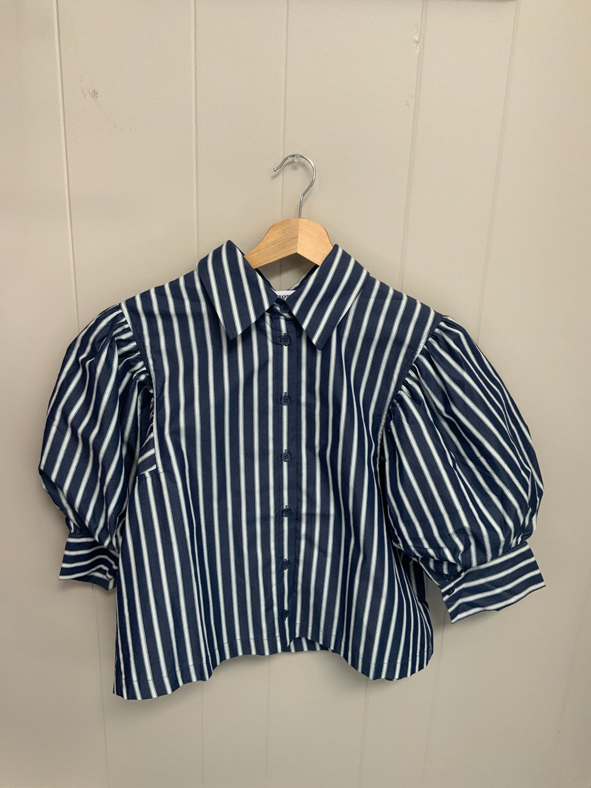 Navy Stripe Top