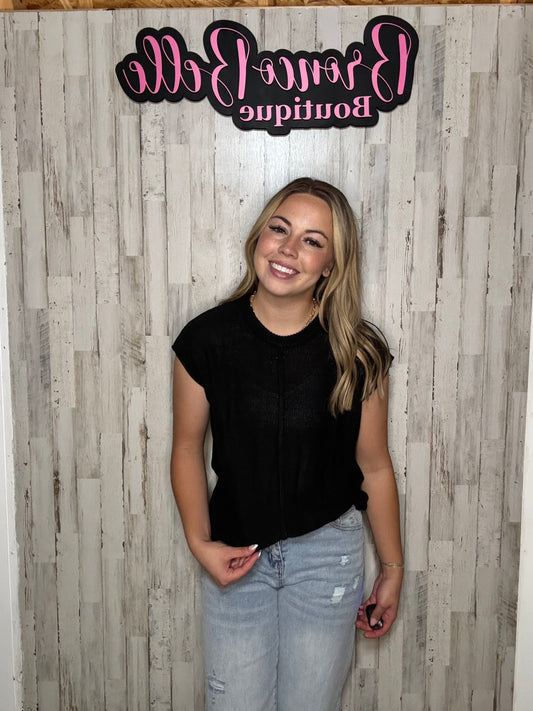 Sweater Top Black