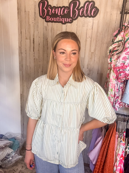Lucky Stripe Blouse