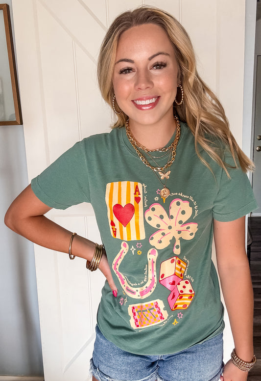 Cowgirls Luck Tshirt