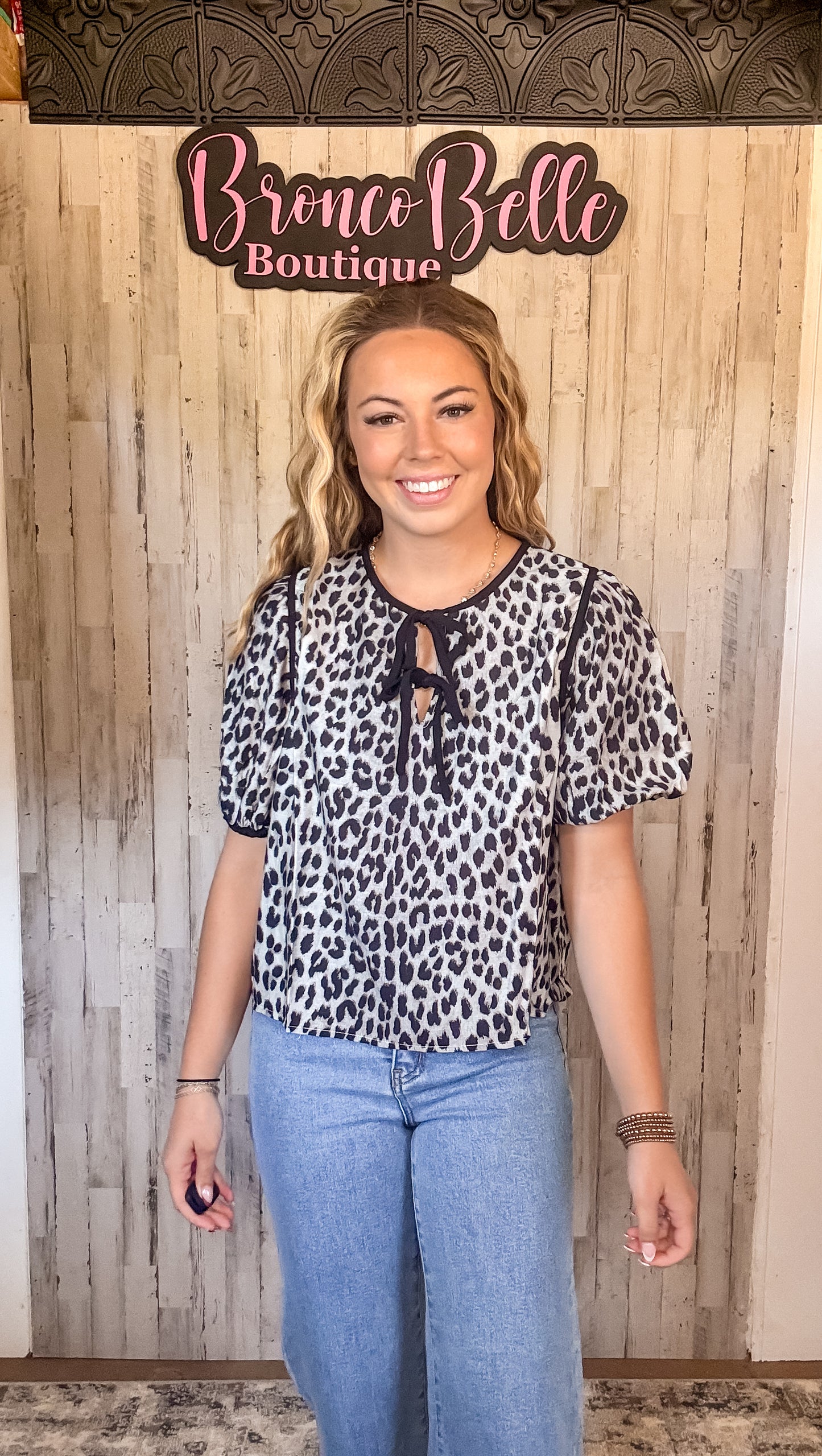 Leopard Top