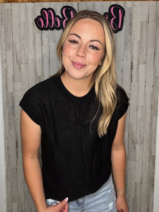 Sweater Top Black
