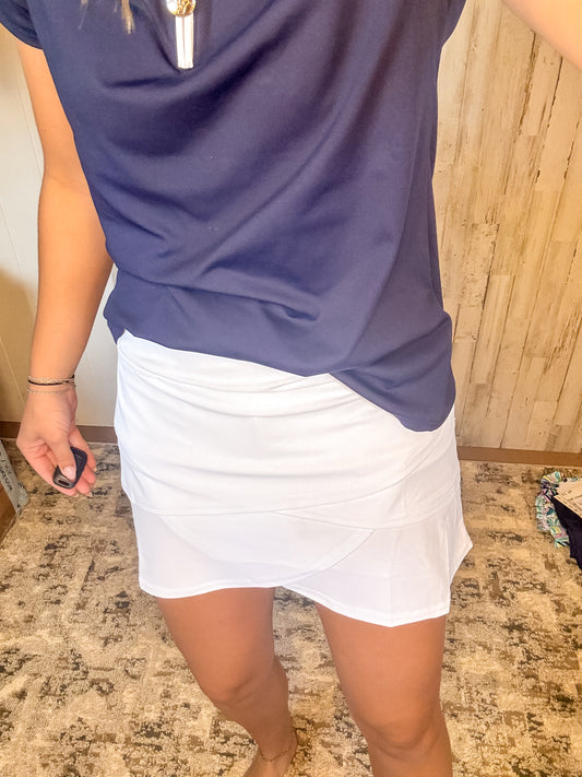 White skort
