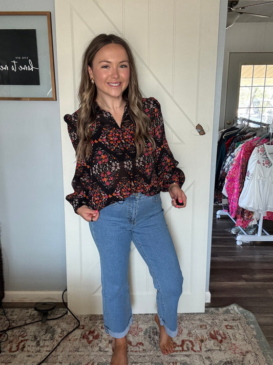 Strawberry Night Top