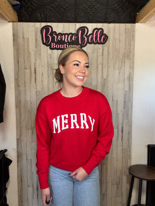Merry Red Sweater