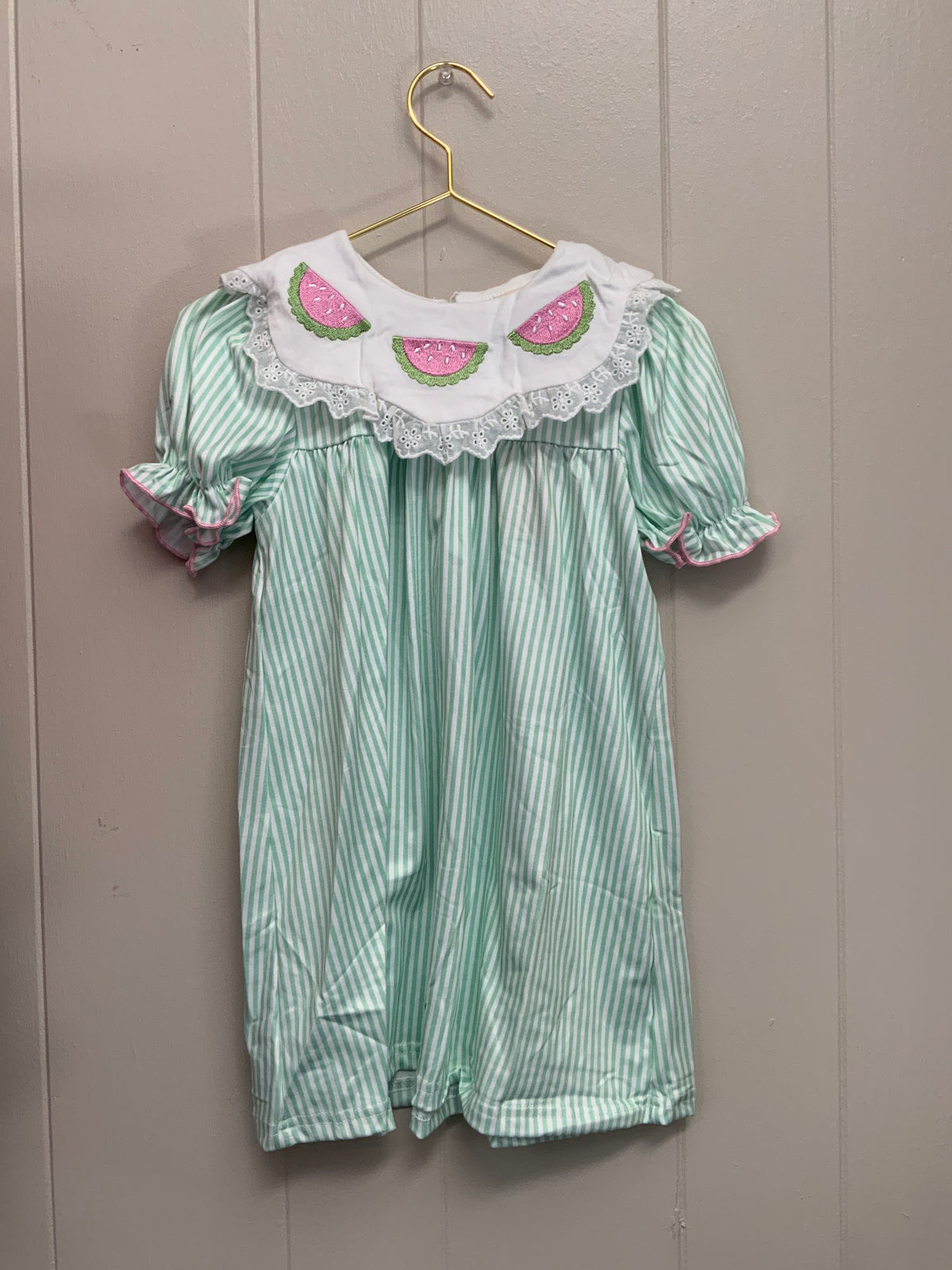 Melon Meadow Embroidered Dress