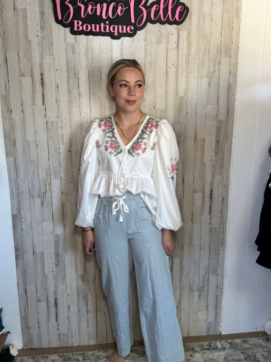 Sky Stripe Pants