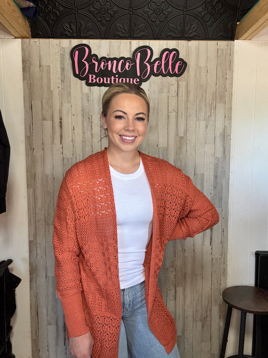 Punkin Cardigan Knitted