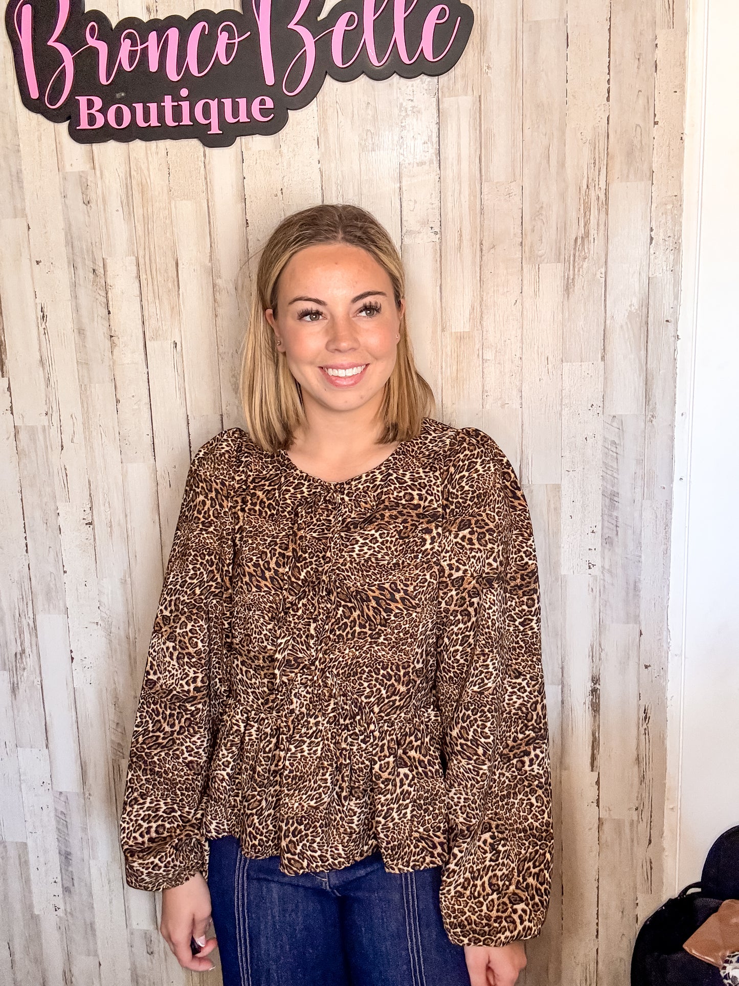 Cheetah Prance Blouse