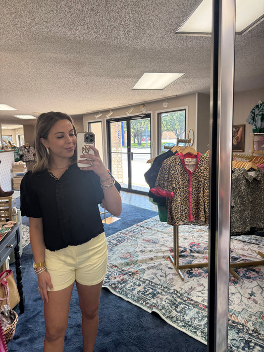 Butter Yellow Shorts